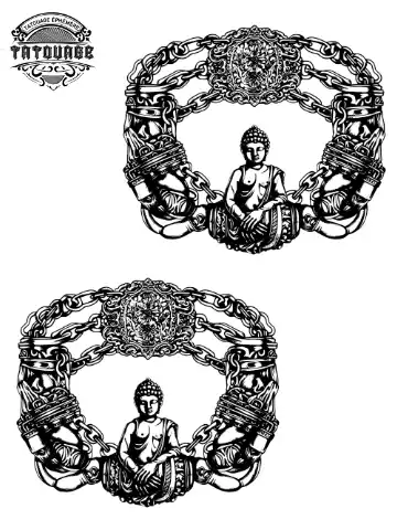 tatouage ephemere cheville zen Tatouage éphémère cheville zen
