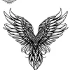 tatouage ephemere cou aile Tatouage éphémère cou aile