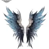 tatouage ephemere cou aile d?ange Tatouage éphémère cou aile d’ange