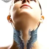 tatouage ephemere cou aile d?ange photo Tatouage éphémère cou aile d’ange