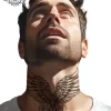 tatouage ephemere cou aile photo Tatouage éphémère cou aile