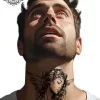 tatouage ephemere cou ange photo Tatouage éphémère cou ange