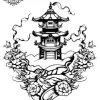 tatouage ephemere cou chinois Tatouage éphémère cou chinois