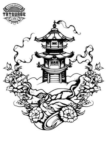 tatouage ephemere cou chinois Tatouage éphémère cou chinois