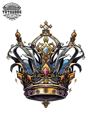 tatouage ephemere cou couronne Tatouage éphémère cou couronne
