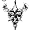 tatouage ephemere cou etoile Tatouage éphémère cou étoile