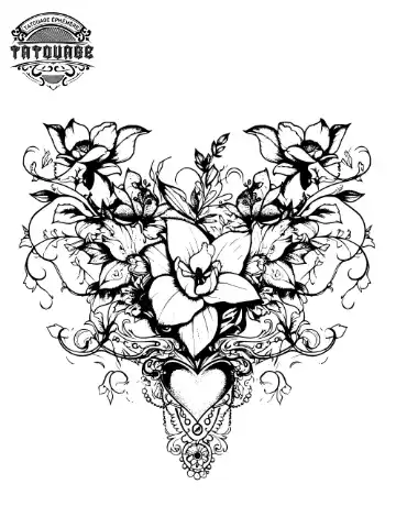 tatouage ephemere cou femme fleur Tatouage éphémère cou femme fleur