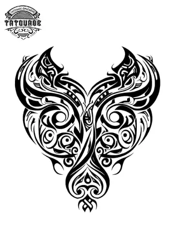 tatouage ephemere cou homme tribal Tatouage éphémère cou homme tribal