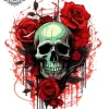 tatouage ephemere cou mort Tatouage éphémère cou mort