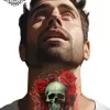 tatouage ephemere cou mort photo Tatouage éphémère cou mort