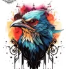 tatouage ephemere cou oiseau Tatouage éphémère cou oiseau