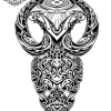 tatouage ephemere cou polynesien Tatouage éphémère cou polynésien