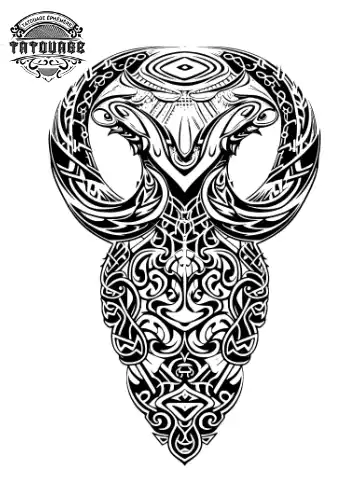 tatouage ephemere cou polynesien Tatouage éphémère cou polynésien