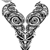 tatouage ephemere cou tribal Tatouage éphémère cou tribal