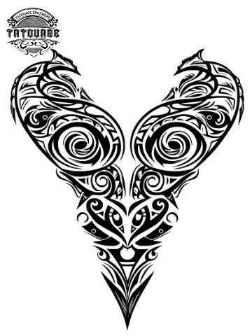 tatouage ephemere cou tribal Tatouage éphémère cou tribal