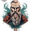 tatouage ephemere cou viking Tatouage éphémère cou viking