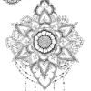 tatouage ephemere dentelle hanche Tatouage éphémère dentelle hanche