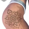 tatouage ephemere dentelle hanche photo Tatouage éphémère dentelle hanche