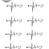 tatouage ephemere doigt battement coeur Tatouage éphémère doigt battement coeur