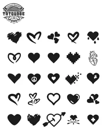 tatouage ephemere doigt coeur Tatouage éphémère doigt coeur