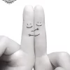 tatouage ephemere doigt couple photo Tatouage éphémère doigt couple