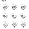 tatouage ephemere doigt diamant Tatouage éphémère doigt diamant