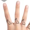 tatouage ephemere doigt elephant photo Tatouage éphémère doigt éléphant
