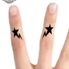 tatouage ephemere doigt etoile photo Tatouage éphémère doigt étoile