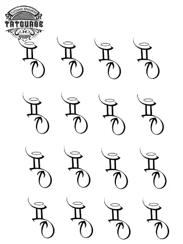 tatouage ephemere doigt gemeaux Tatouage éphémère doigt gémeaux