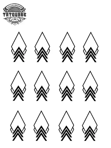 tatouage ephemere doigt geometrique Tatouage éphémère doigt géométrique