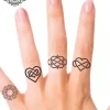 tatouage ephemere doigt infini photo Tatouage éphémère doigt infini