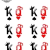 tatouage ephemere doigt king queen Tatouage éphémère doigt King queen