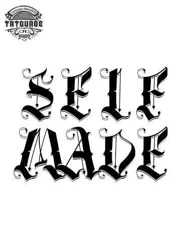 tatouage ephemere doigt lettre homme Tatouage éphémère doigt lettre homme