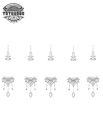 tatouage ephemere doigt mandala Tatouage éphémère doigt mandala