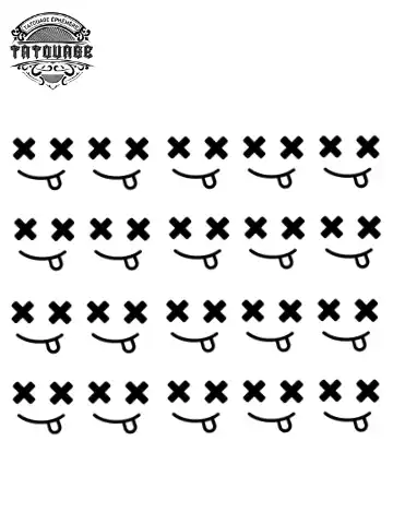 Tatouage éphémère doigt minimaliste