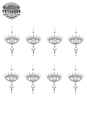 tatouage ephemere doigt oeil Tatouage éphémère doigt œil