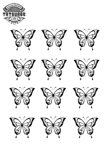 tatouage ephemere doigt papillon Tatouage éphémère doigt papillon