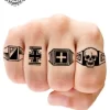 Tatouage éphémère doigt russe