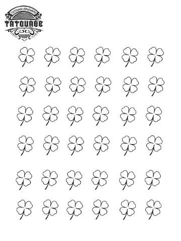 tatouage ephemere doigt trefle Tatouage éphémère doigt trèfle