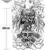 Tatouage éphémère dos ange
