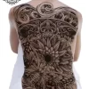 tatouage ephemere dos femme fleur photo Tatouage éphémère dos femme fleur
