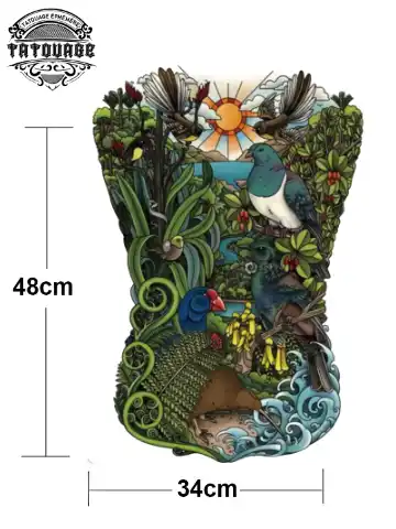 tatouage ephemere dos oiseau Tatouage éphémère dos oiseau