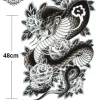 Tatouage éphémère dos serpent