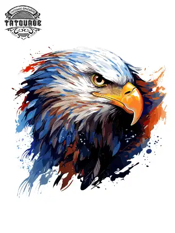 tatouage ephemere epaule aigle Tatouage éphémère épaule aigle
