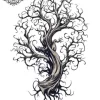 tatouage ephemere epaule arbre Tatouage éphémère épaule arbre