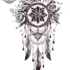 tatouage ephemere epaule attrape reve Tatouage éphémère épaule attrape rêve