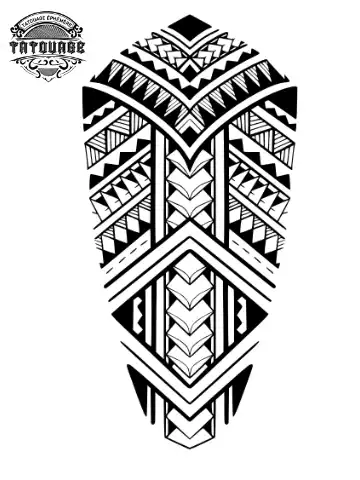 tatouage ephemere epaule bras polynesien Tatouage éphémère épaule bras polynésien