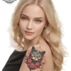 tatouage ephemere epaule chat photo Tatouage éphémère épaule chat