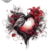 tatouage ephemere epaule coeur Tatouage éphémère épaule coeur