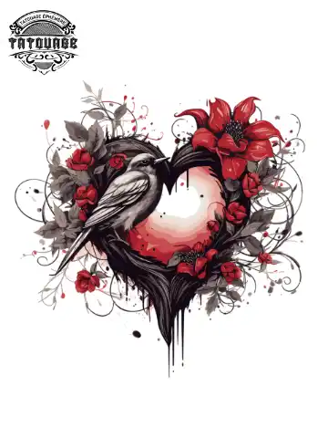 tatouage ephemere epaule coeur Tatouage éphémère épaule coeur